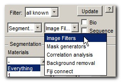 Microscopy Image Browser Panels
