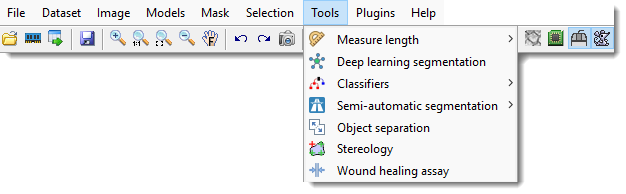 Tools Menu