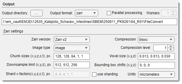 Image converter -> Output