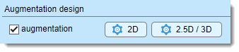 Augmentation design section