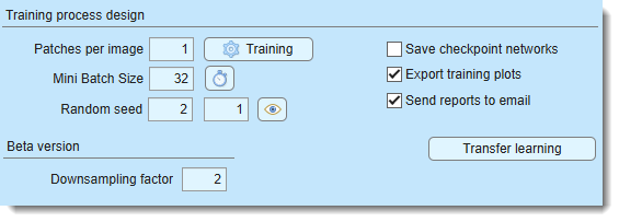 Training process design section