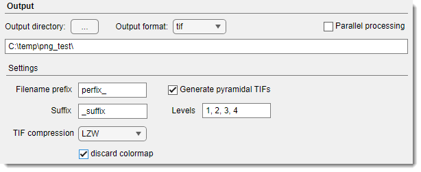 Image converter -> Output