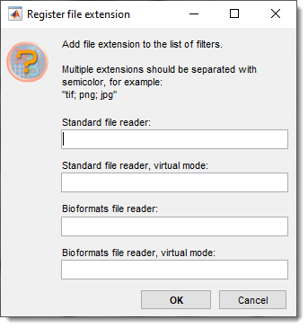 Register TIF as an extension available for the BioFormats reader in the standard mode