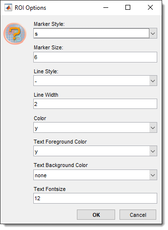ROI visualization options