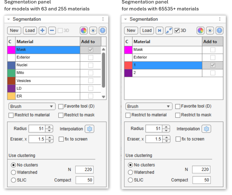 Segmentation Panel
