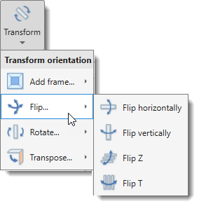 Transform Dataset Dialog