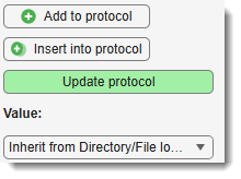 Protocol Steps Panel