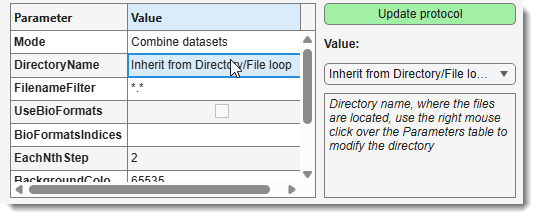 Protocol Steps Panel