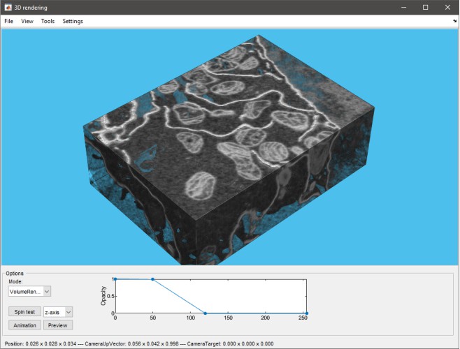 Direct MIB rendering from MATLAB R2018b