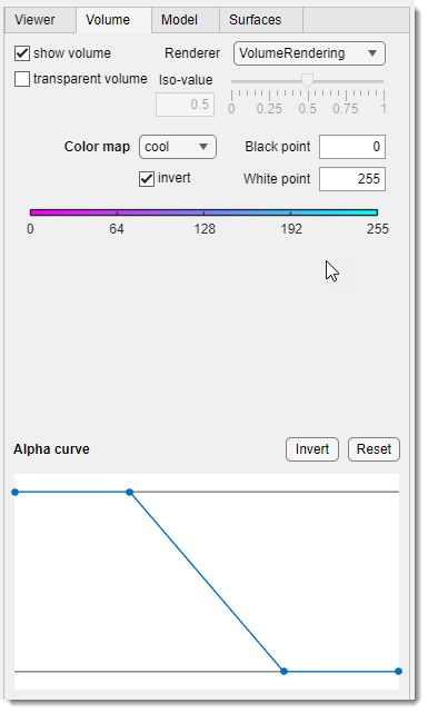 3D Controls -> Volume Tab