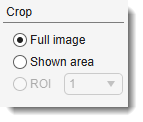 Make a Snapshot Dialog, Crop