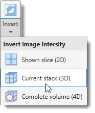 Image Ribbon Tab -> invert image