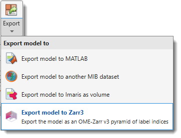 Export model from MIB