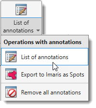 Annotations operations