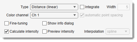 Measure Tool -> Measure panel