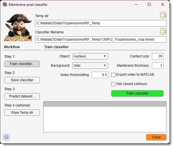 Membrane detector interface
